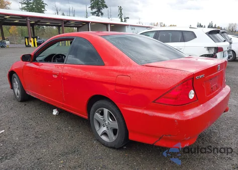 2005 Honda Civic Ex из США, поврежденный, VIN 1HGEM22925L004057